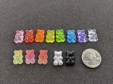 Small plastic gummy bears.