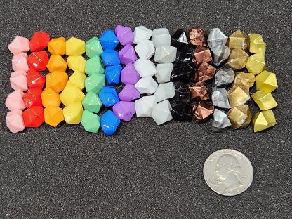 Solid Colored Plastic Gems - Game Resources / Point Tokens - Image 2