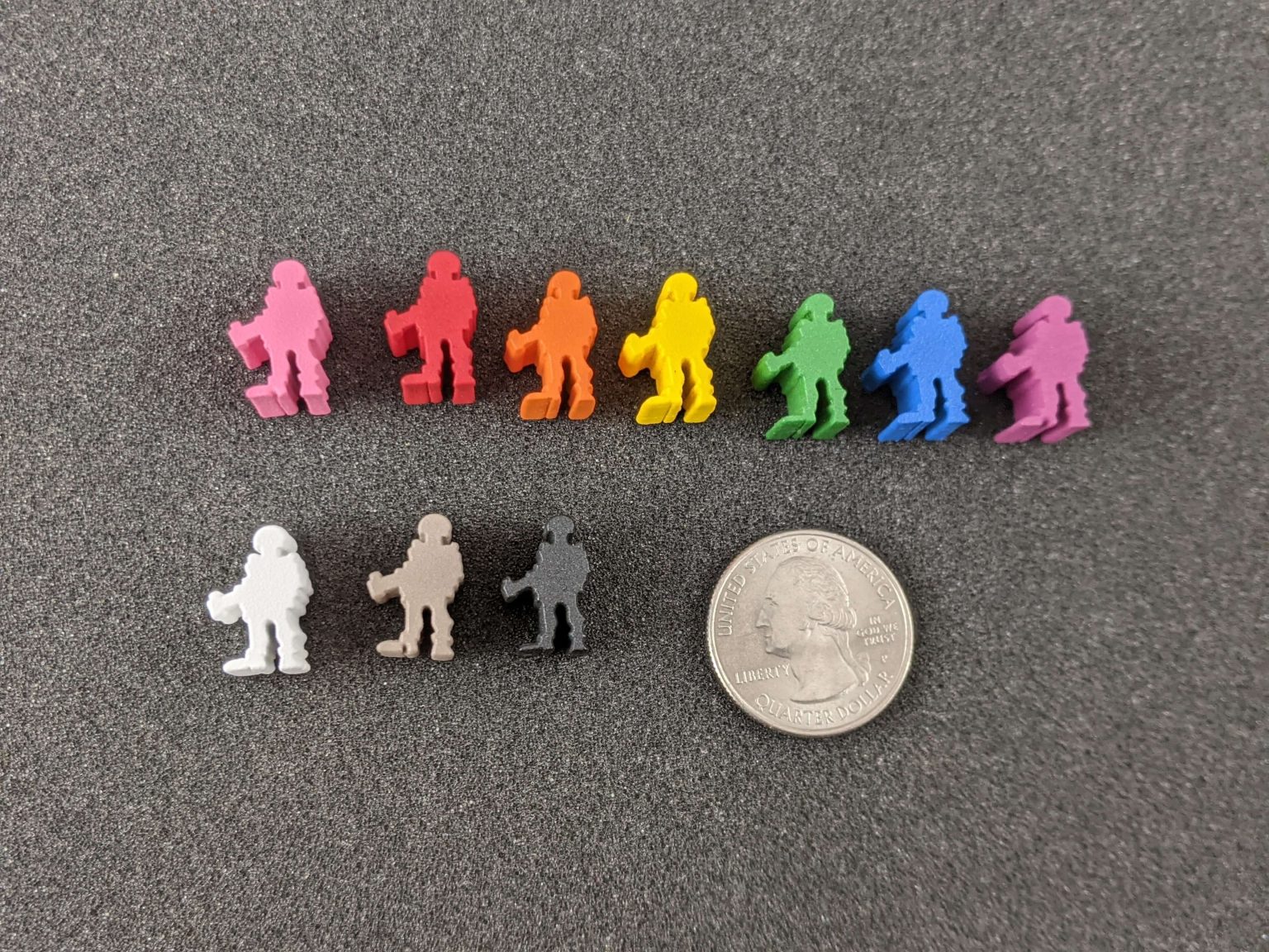 Character meeple modern military man - Board Game Modder
