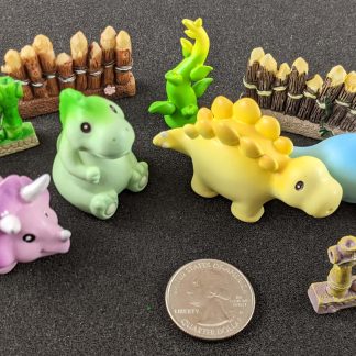 plastic dinosaurs