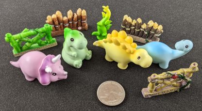 plastic dinosaurs