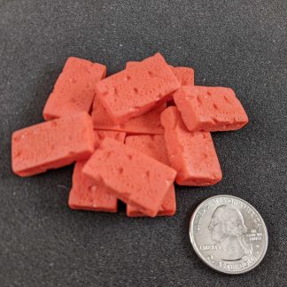 plastic brick pieces