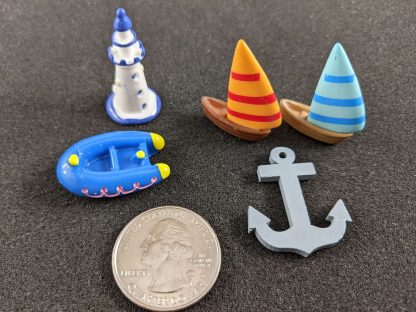 aquatic game pieces