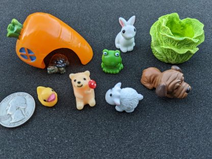 Tiny 3D animal pieces