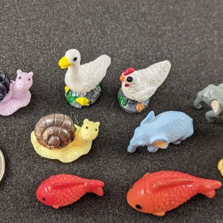 detailed animal game pieces