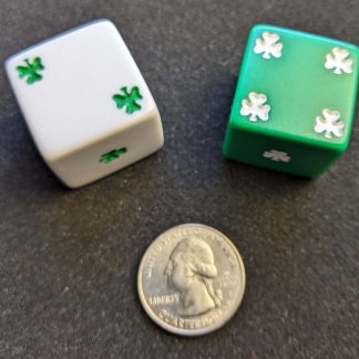 Jumbo shamrock dice