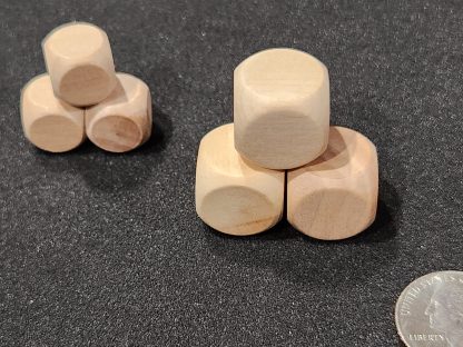 Blank Wooden Dice