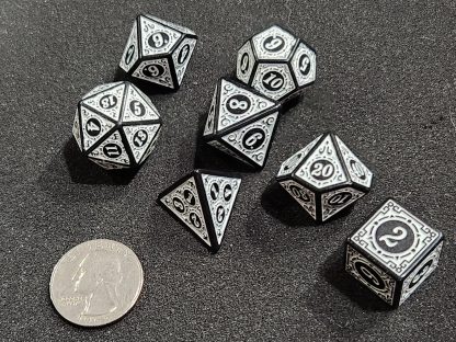 Fancy 7 piece dice set - Image 2