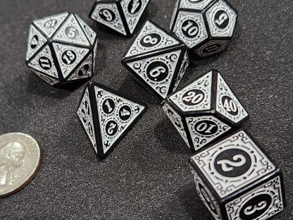 Fancy 7 piece dice set